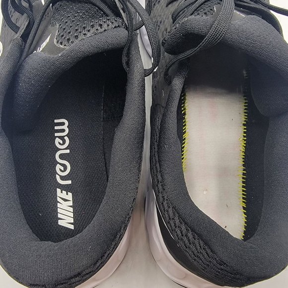 Nike Renew Ride 2 Mens Size 14 Running Shoes Black White CU3507-004 - Picture 8 of 12